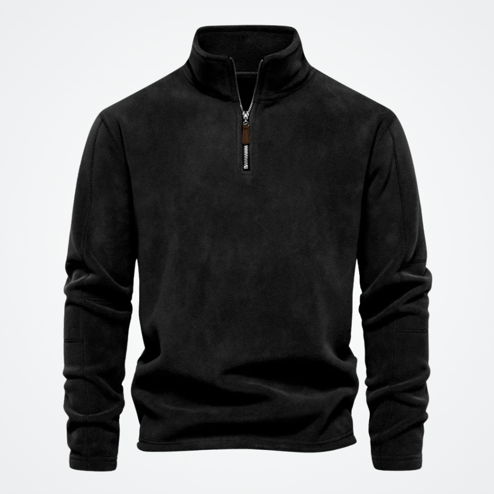 Sweat à capuche pour homme avec col haut Tromsø Syvon