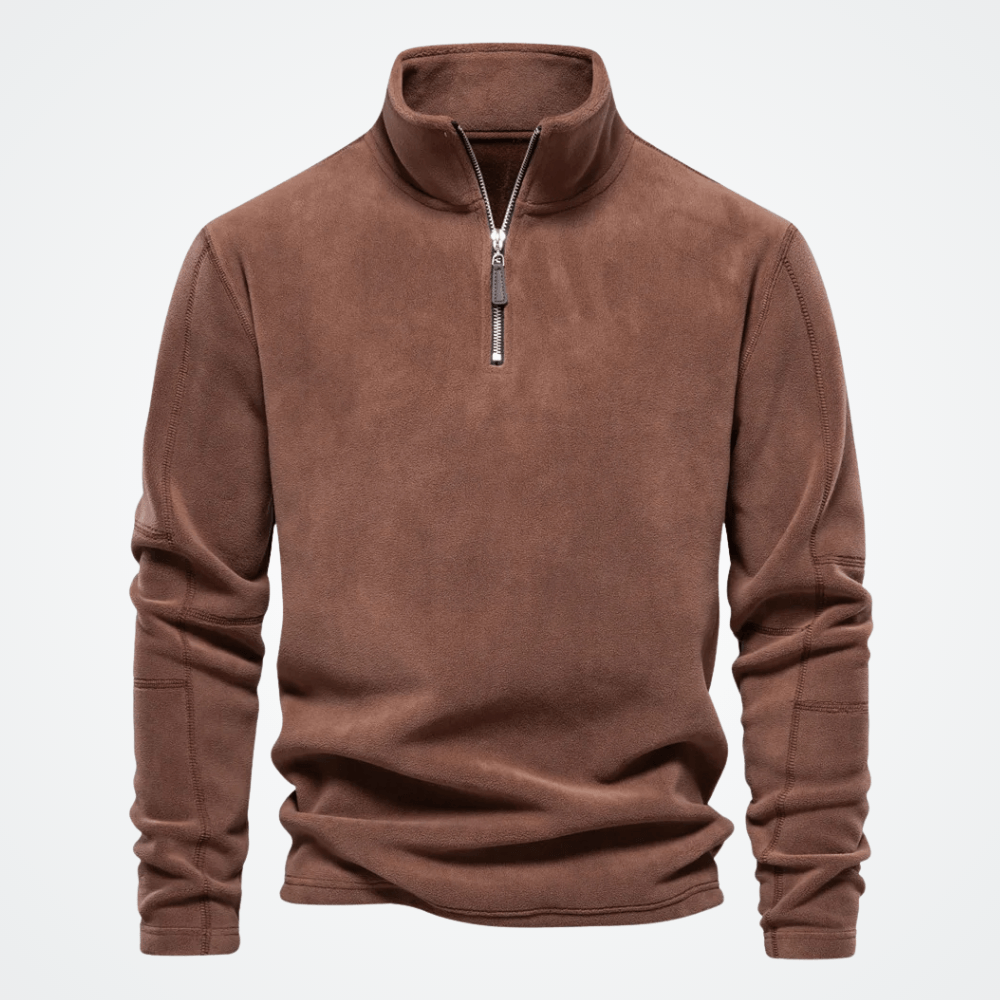Sweat à capuche pour homme avec col haut Tromsø Syvon