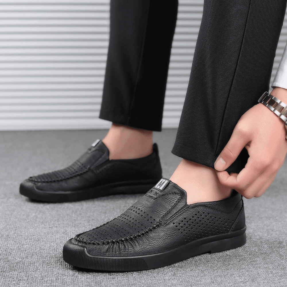 Mocassins en cuir pour hommes Milan Syvon