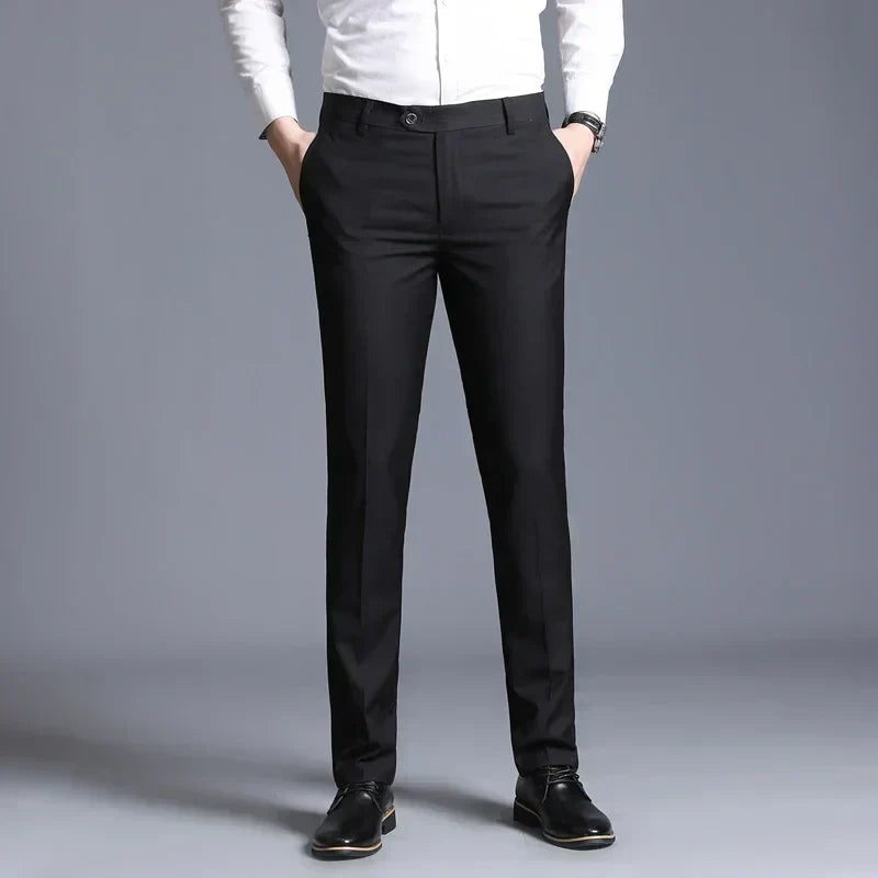 Pantalon de Costume Ajusté pour Hommes Syvon