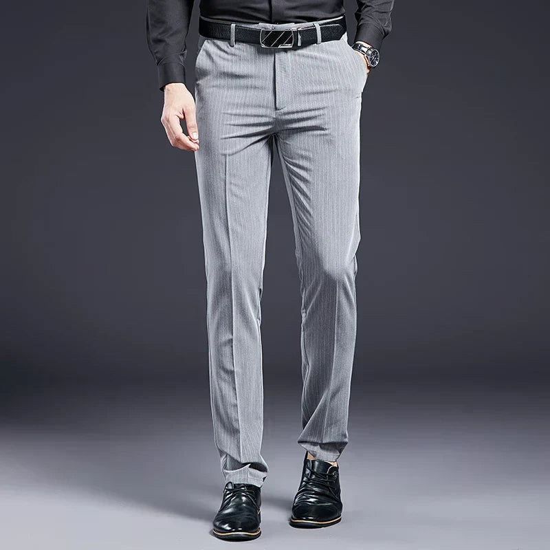 Pantalon de Costume pour Hommes Premium Rayé Syvon