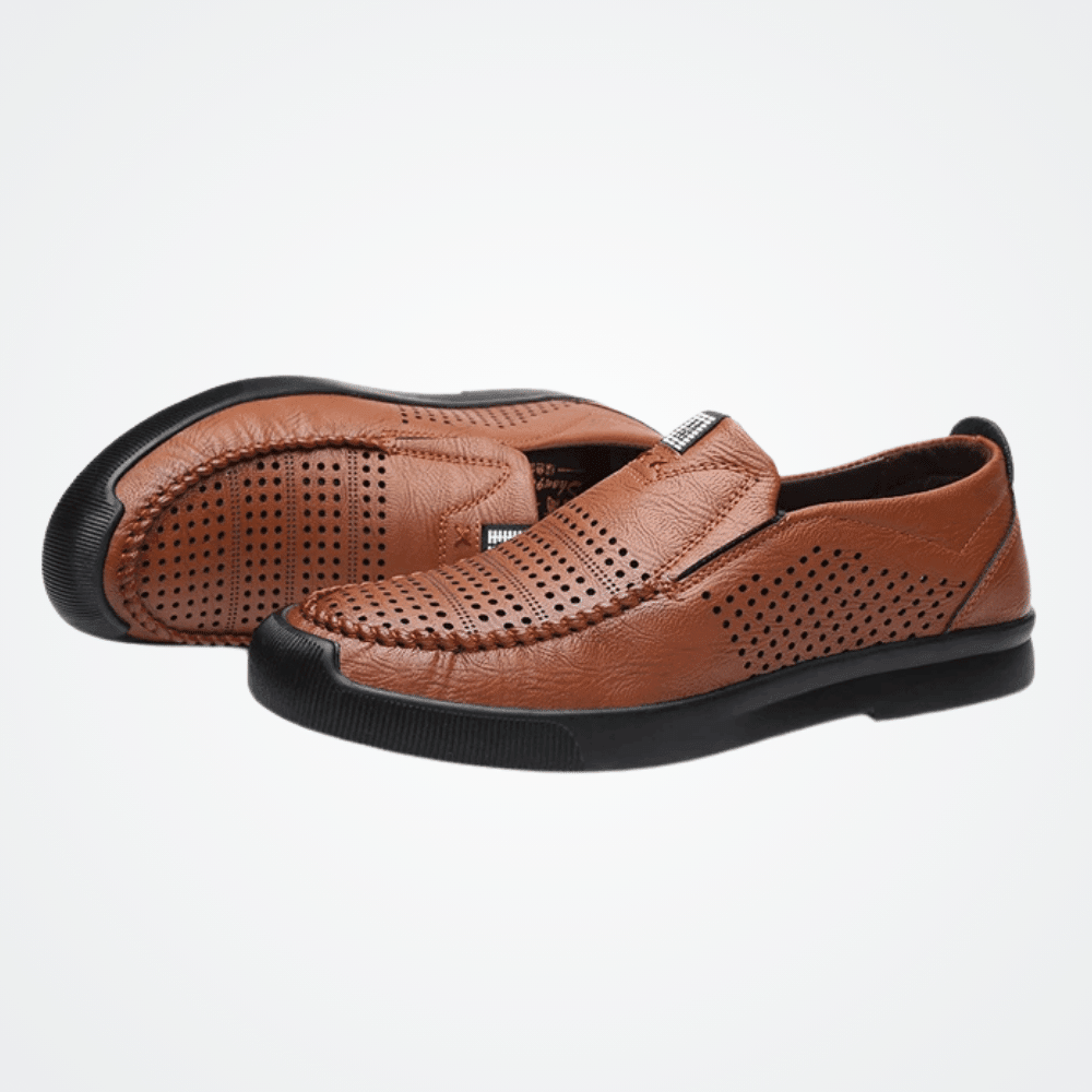 Mocassins en cuir pour hommes Milan Syvon