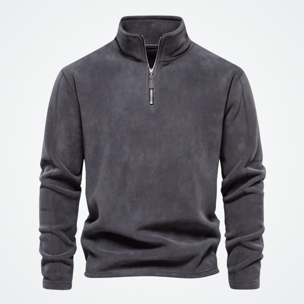 Sweat à capuche pour homme avec col haut Tromsø Syvon