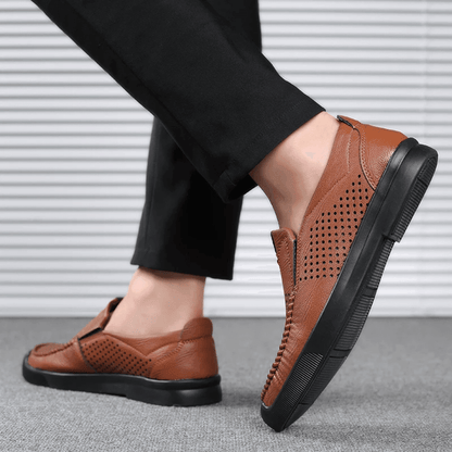 Mocassins en cuir pour hommes Milan Syvon