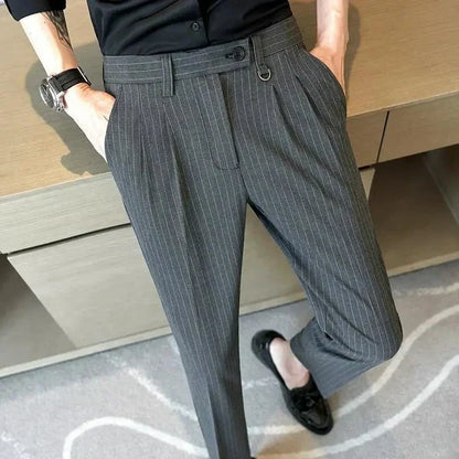 Pantalon de Costume Rayé Syvon