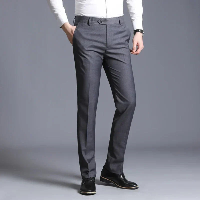 Pantalon de Costume Ajusté pour Hommes Syvon